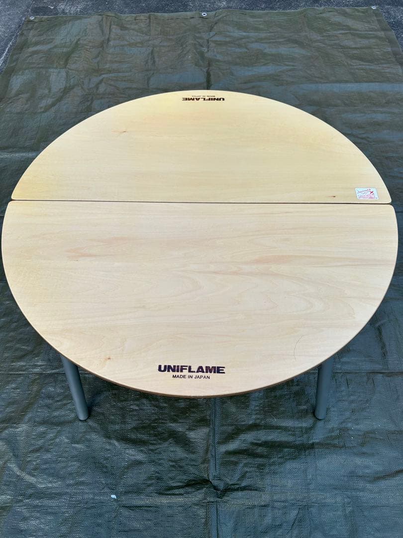 UNIFLANE(ユニフレーム) アウトドアテーブル 廃盤 ラウンドZATAKU
