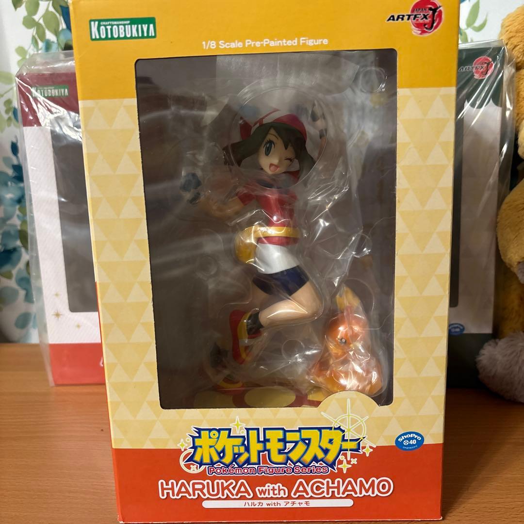 コトブキヤ　ポケモンフィギュア　ハルカwithアチャモ