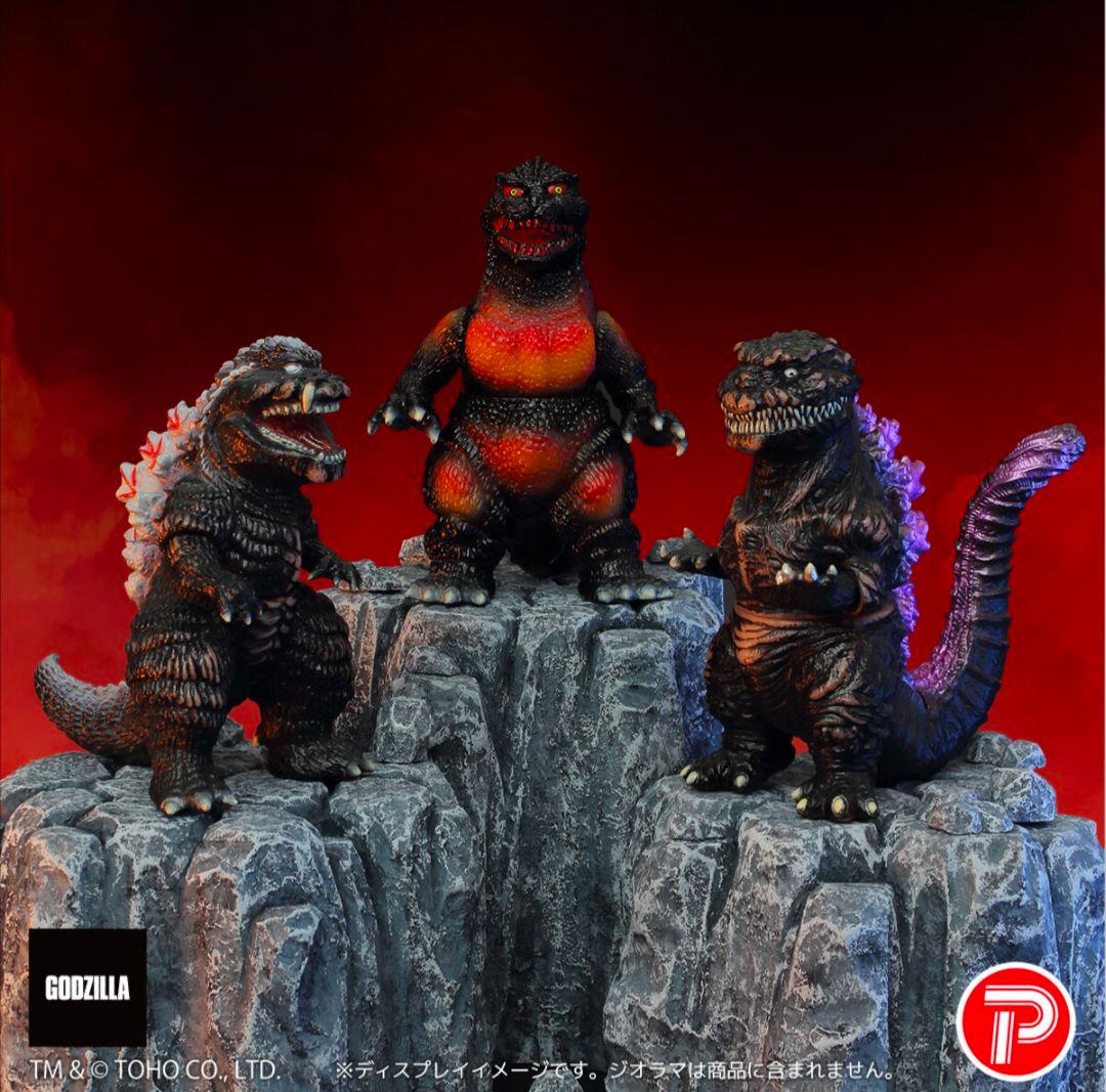 GVA バーニンググロー3体セット(ピコピコ) GODZILLA ゴジラ b