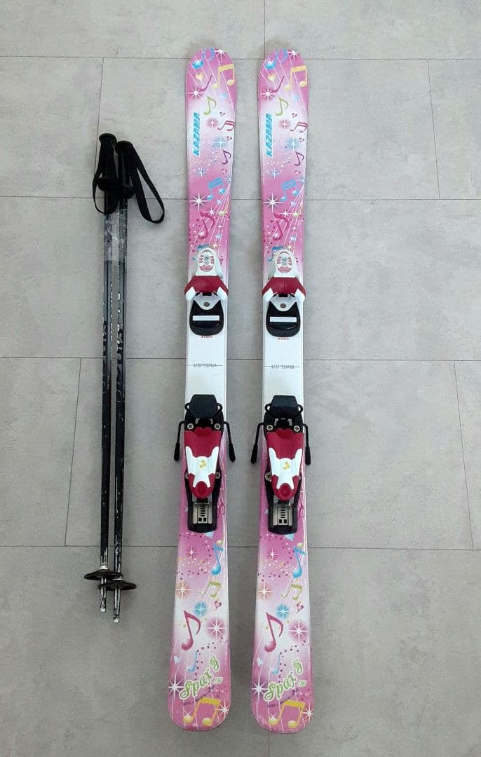 KAZAMA ジュニア スキー4点セット116cm スキーブーツ20cm 女の子
