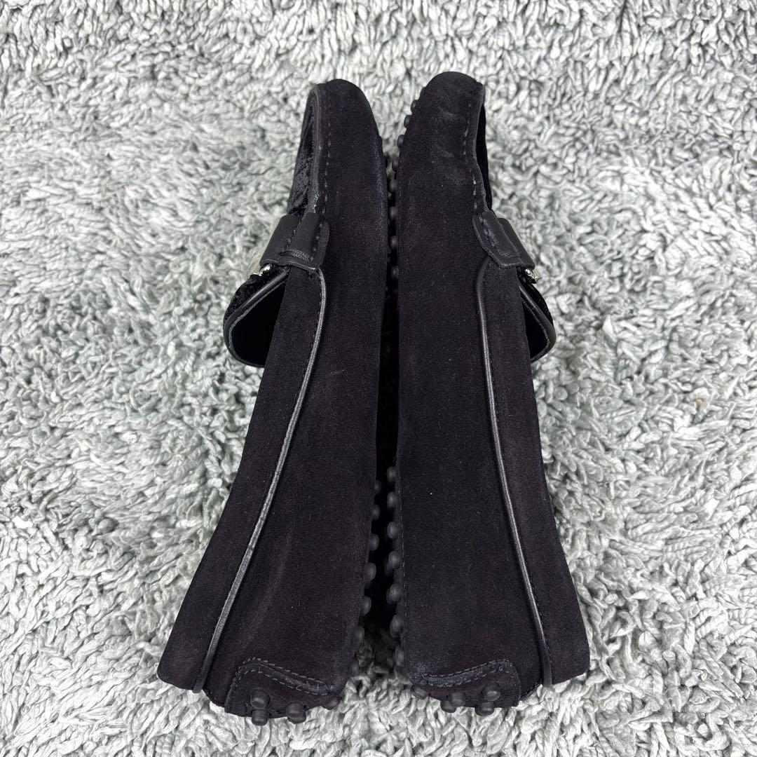 トッズ ダブルTドライバーズシューズ　黒　スウェード 36 23