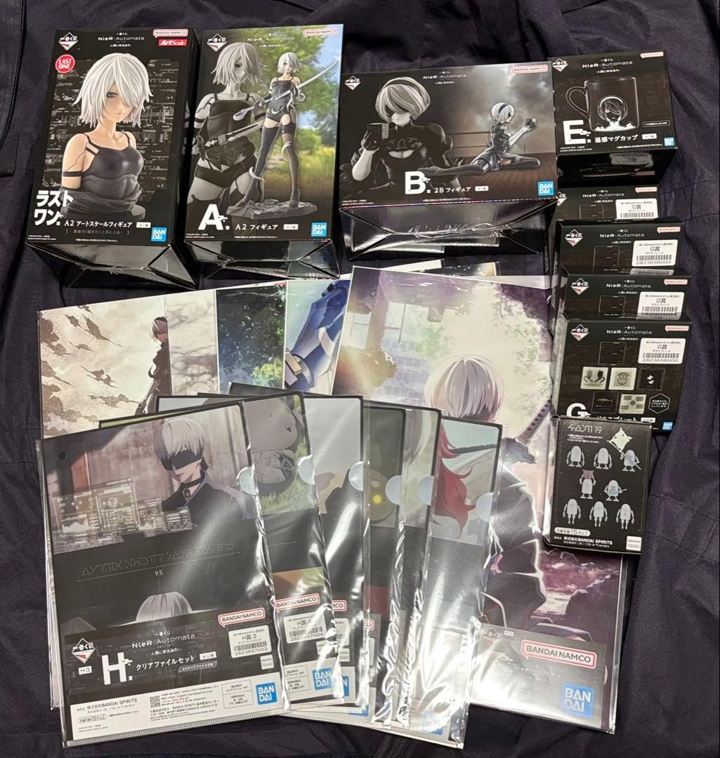 一番くじ ニーアオートマタ A賞 ラストワン賞 A2 フィギュア セット　B賞