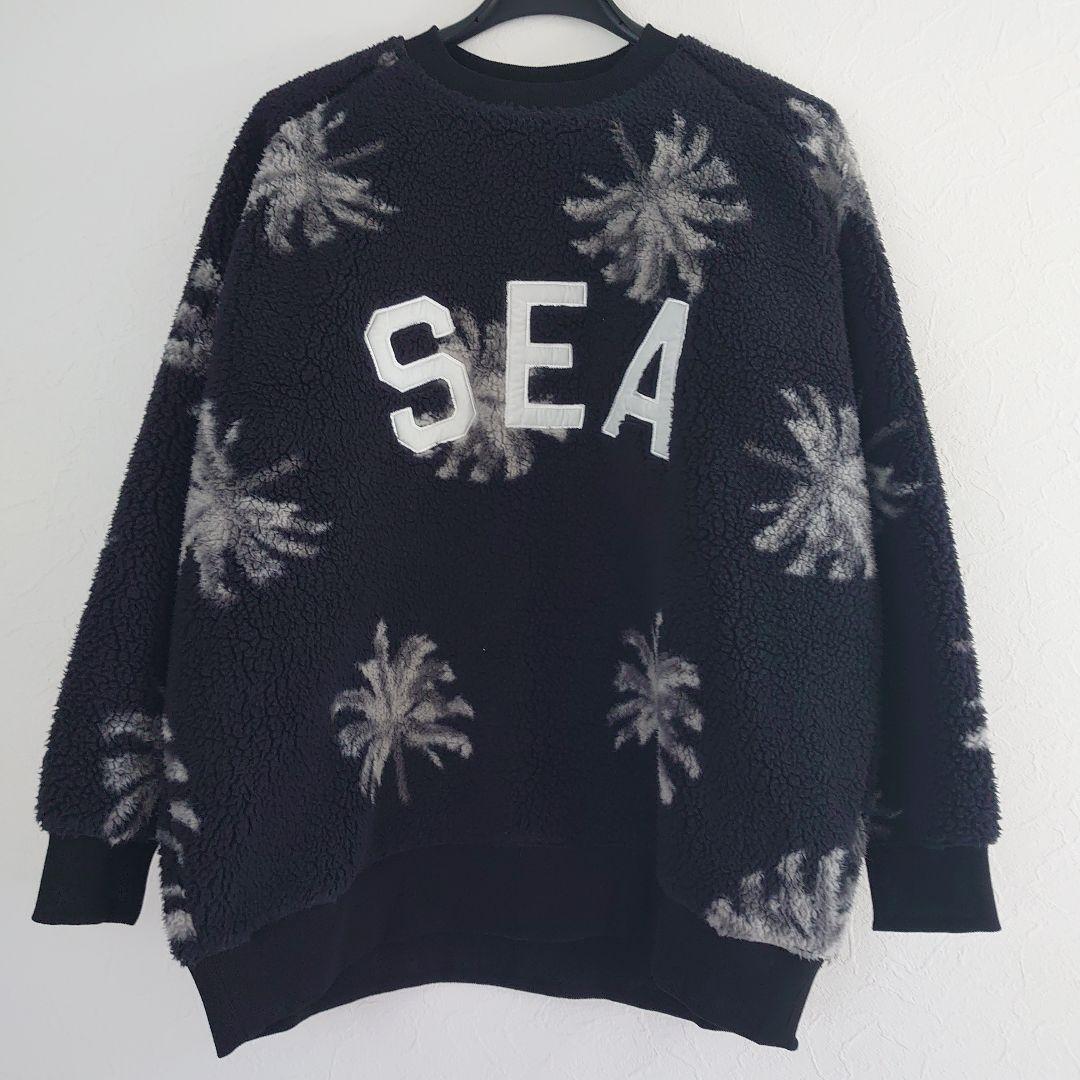 wind and sea SEA フリース スウェット 黒 ブラック　M