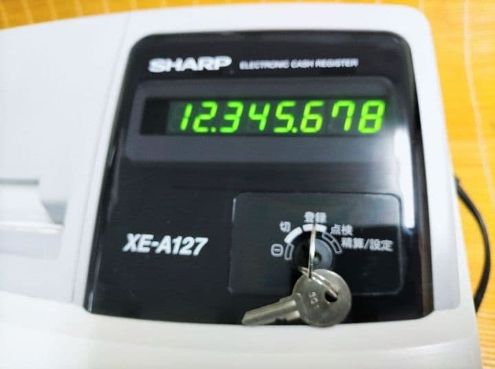 シャープレジスター　XE-A127　簡単便利特殊　送料込　951753