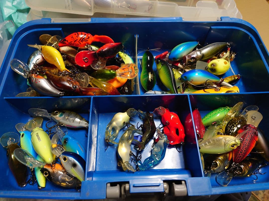 バス釣り引退セット　メガバス　エバーグリーン　ガンクラフト