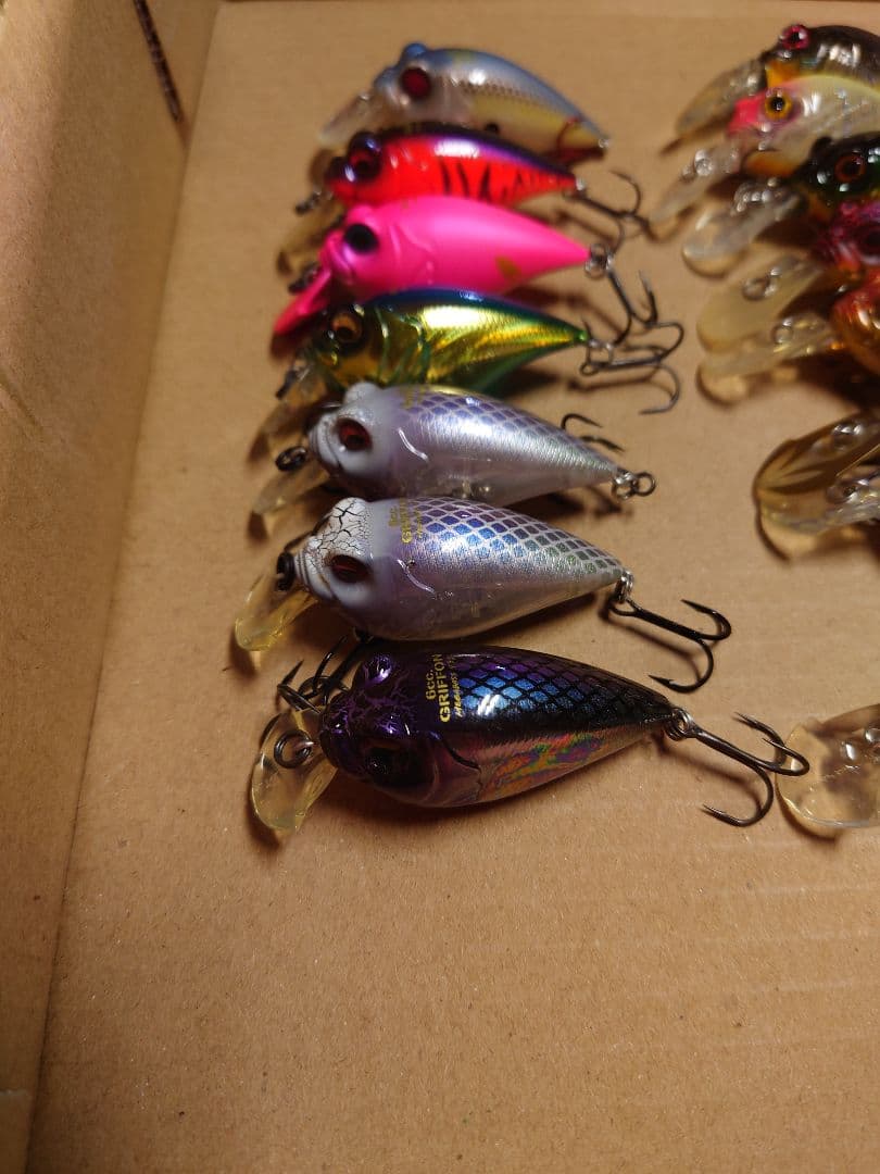 バス釣り引退セット　メガバス　エバーグリーン　ガンクラフト