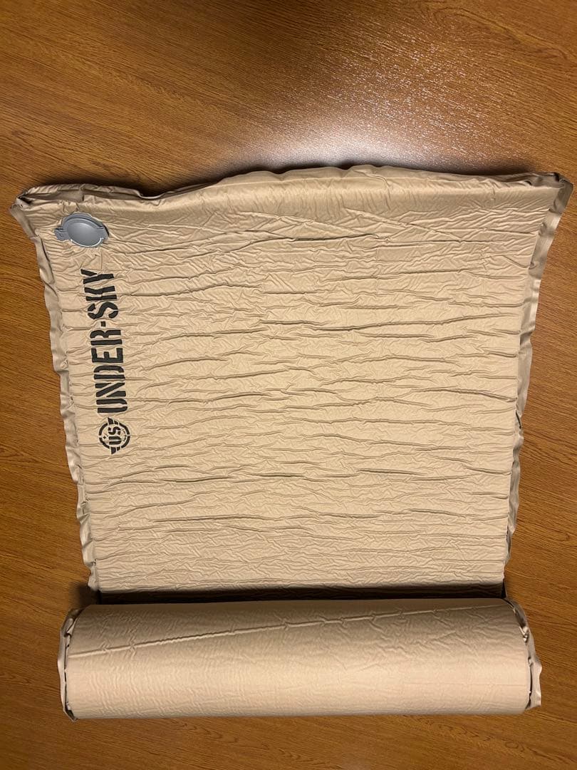 インフレータブルマット 2セット 8cm キャンプ UNDER-SKY