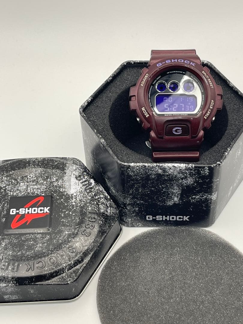 G-SHOCK DW-6900SB-4 ワインレッド レア カシオ
