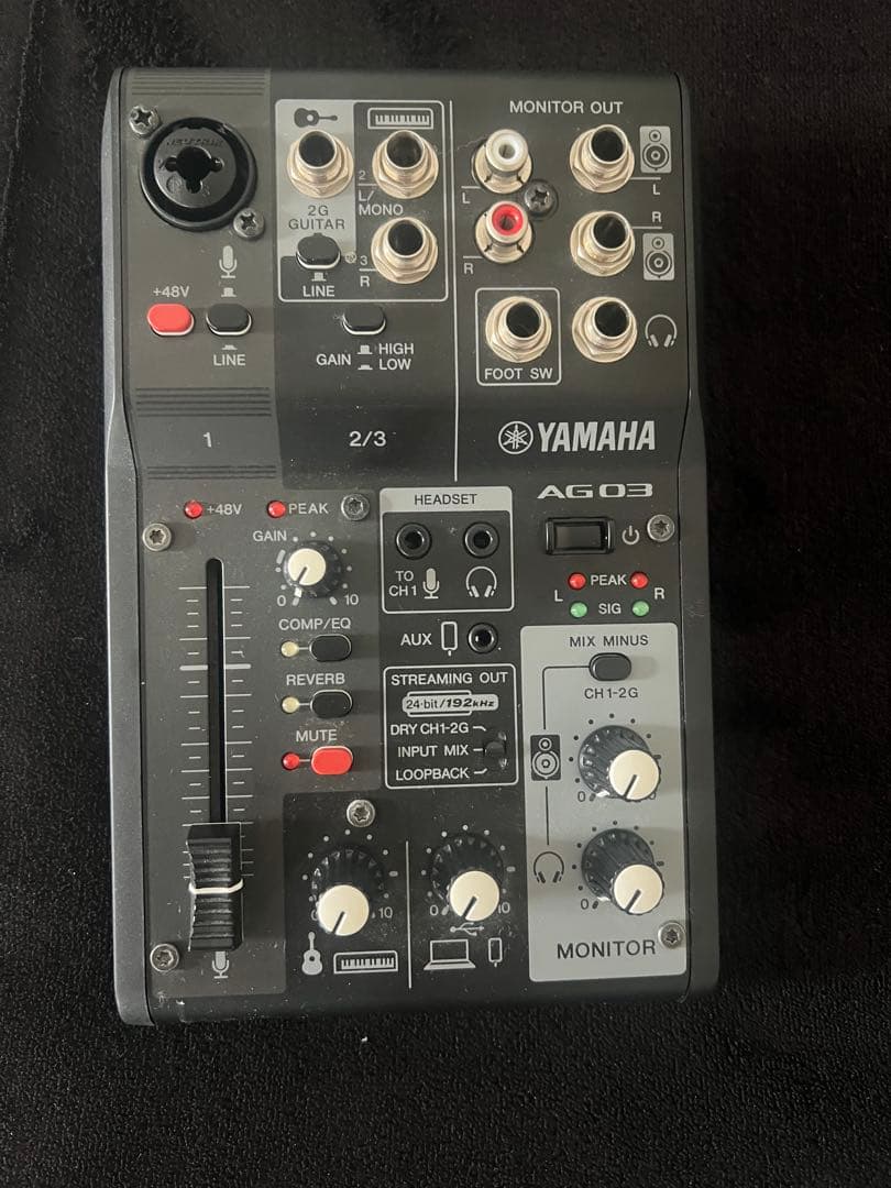 YAMAHA AG03 mk2 ブラック