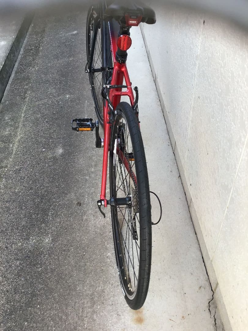 ジャイアント　escape　RX 赤　濃紺　グラデーション　空気入れ付き