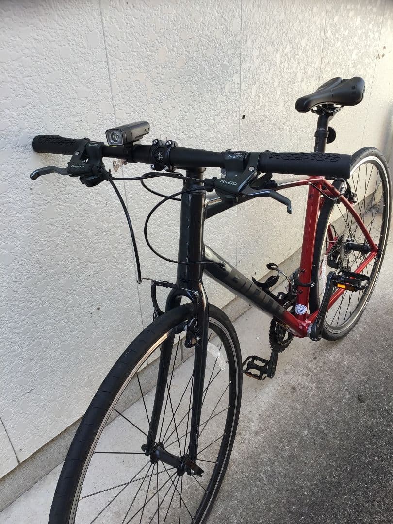 ジャイアント　escape　RX 赤　濃紺　グラデーション　空気入れ付き