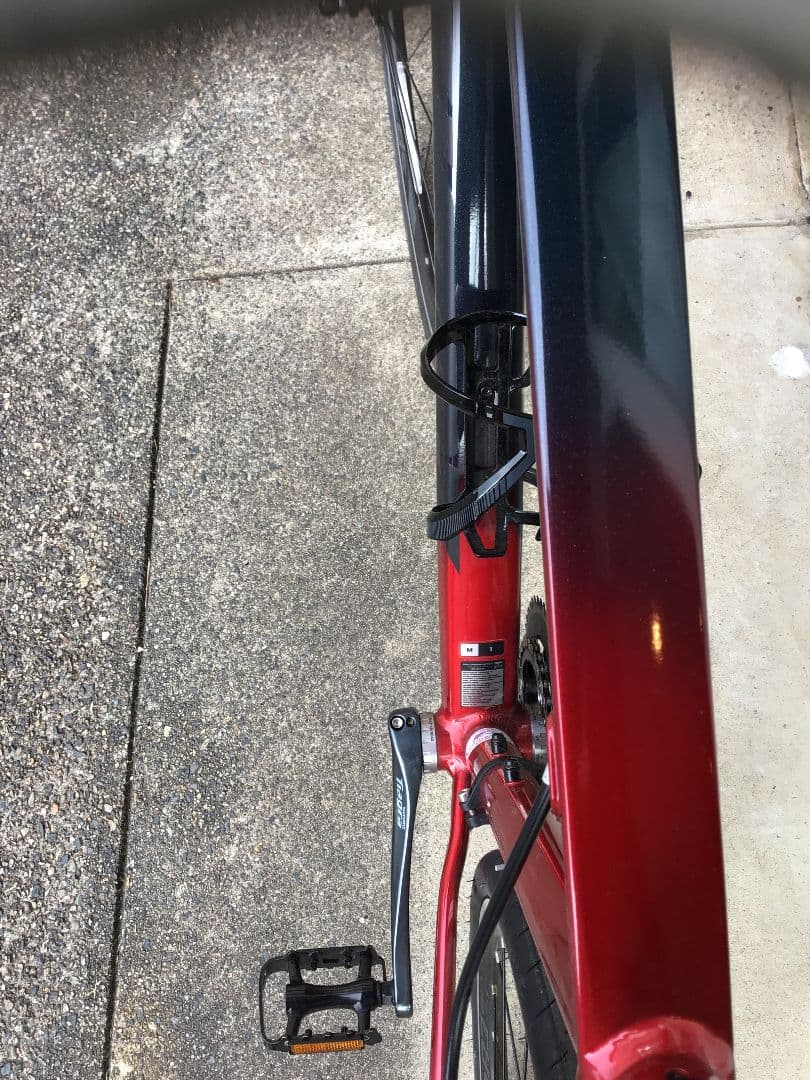 ジャイアント　escape　RX 赤　濃紺　グラデーション　空気入れ付き