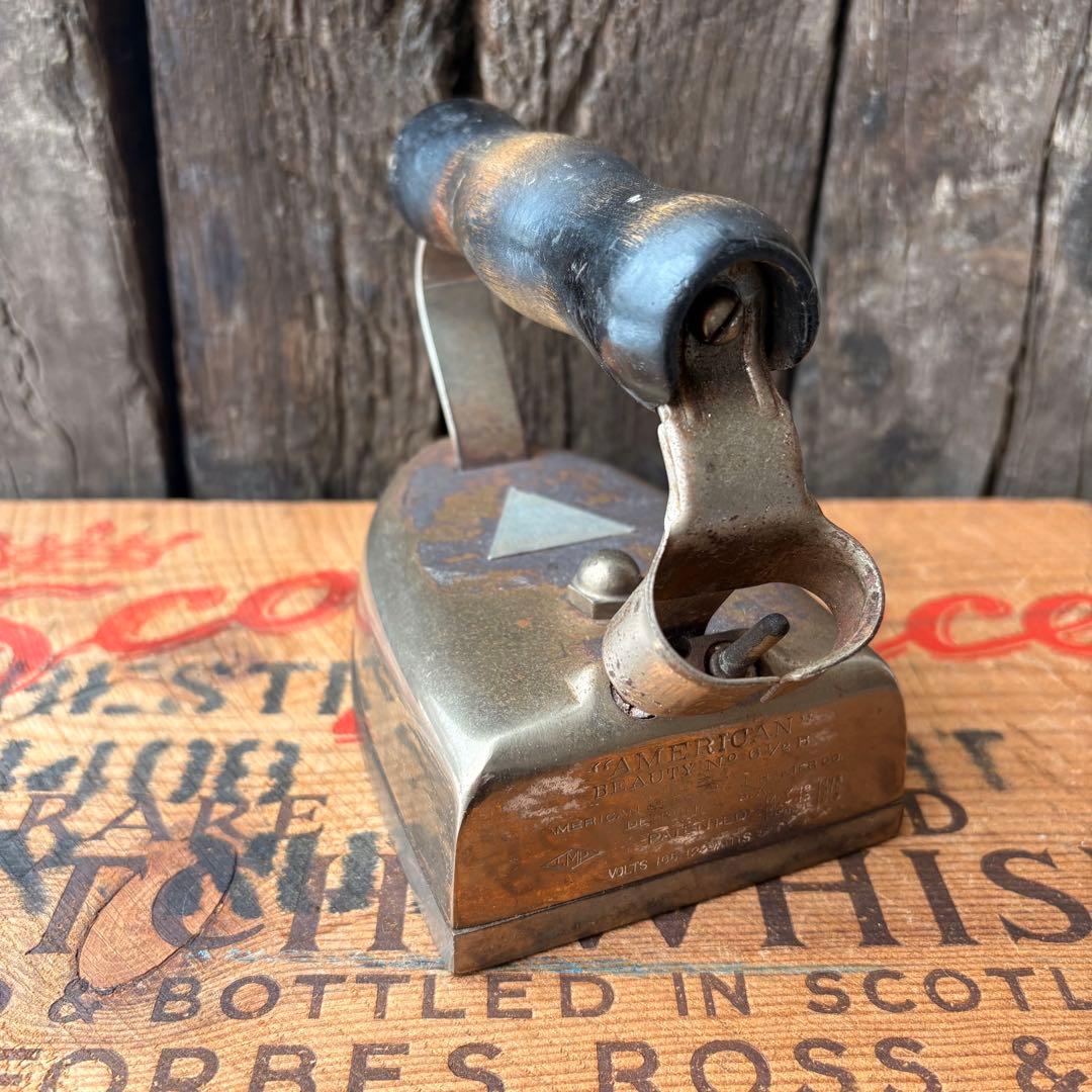 【1910s USA vintage】アイロン アンティーク インテリア