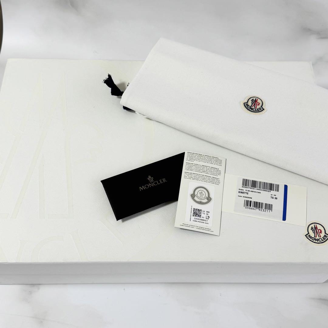 MONCLER モンクレール GINETTE ジネット レインブーツ 黒 39