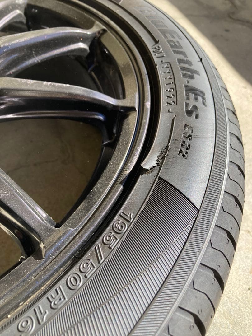 5本Gスピード＋ブルーアースES32 195/50R16 アクア兵庫県引取り歓迎