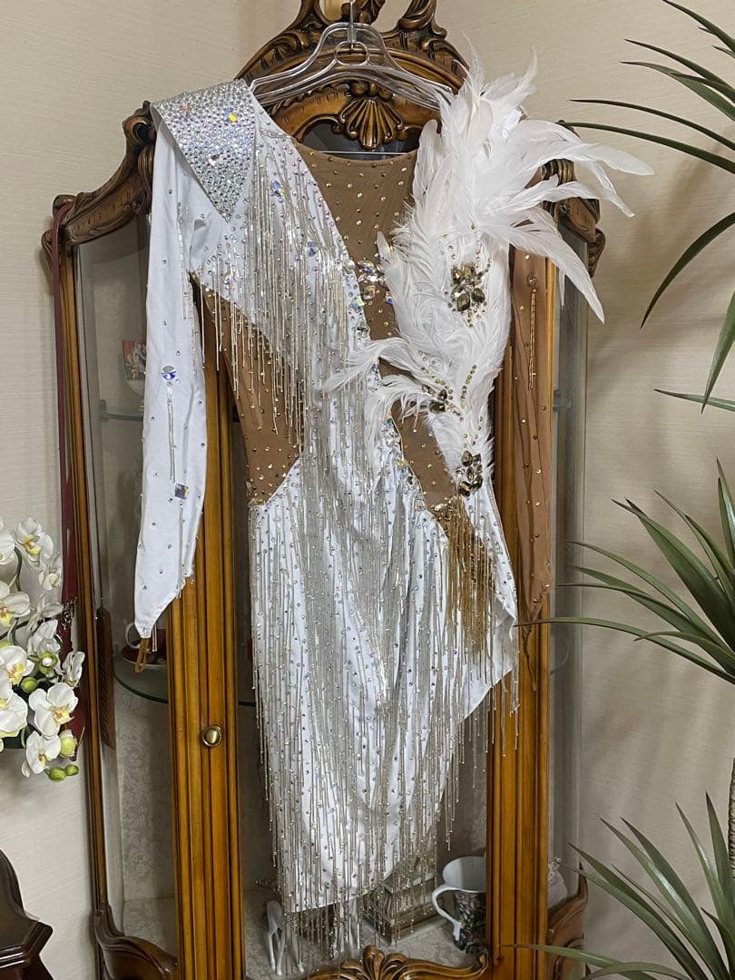 社交ダンス用ドレス ホワイト