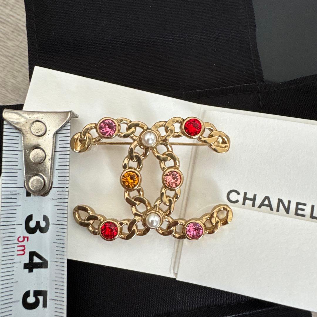 CHANELシャネル21p CCマーク ブローチ 新品未使用