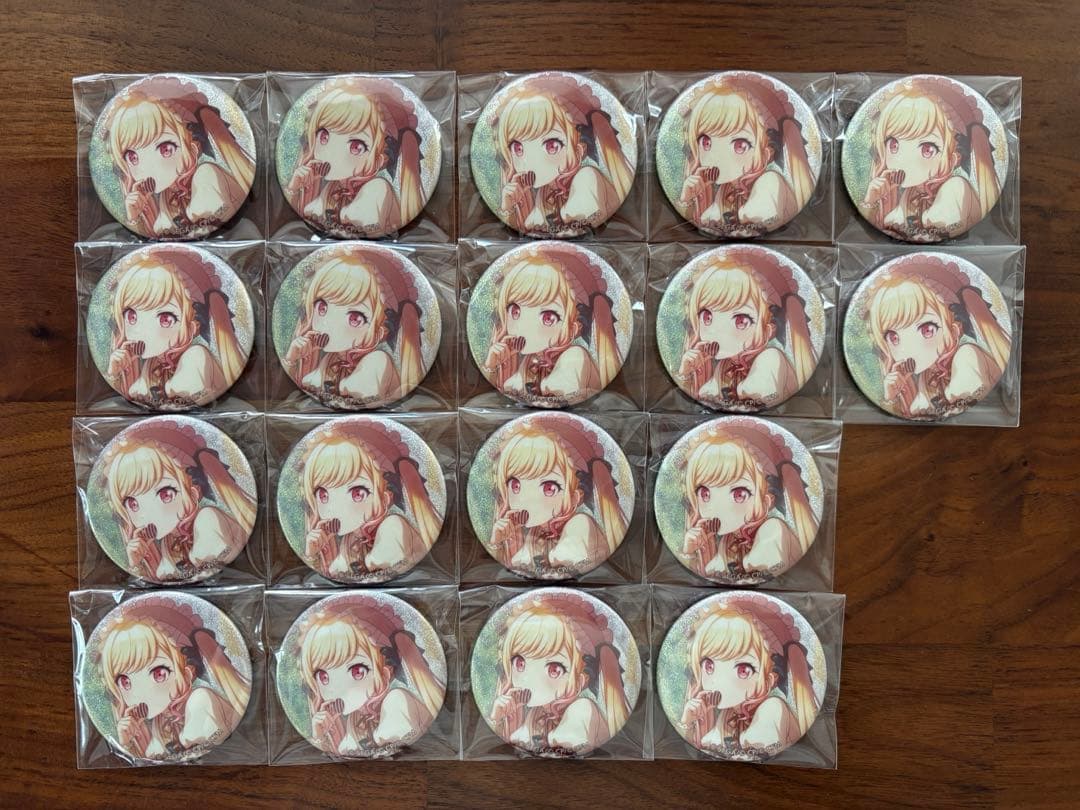 天馬咲希 グリッター缶バッジ バレンタイン