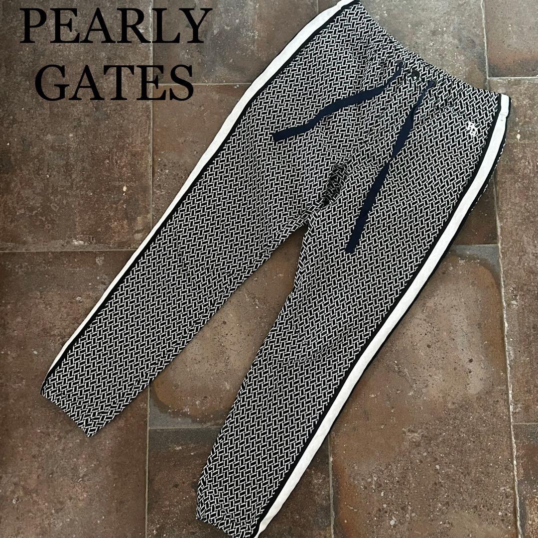 PEARLY GATES ジョガーパンツ　総柄　サイズ0 レディース　ゴルフ