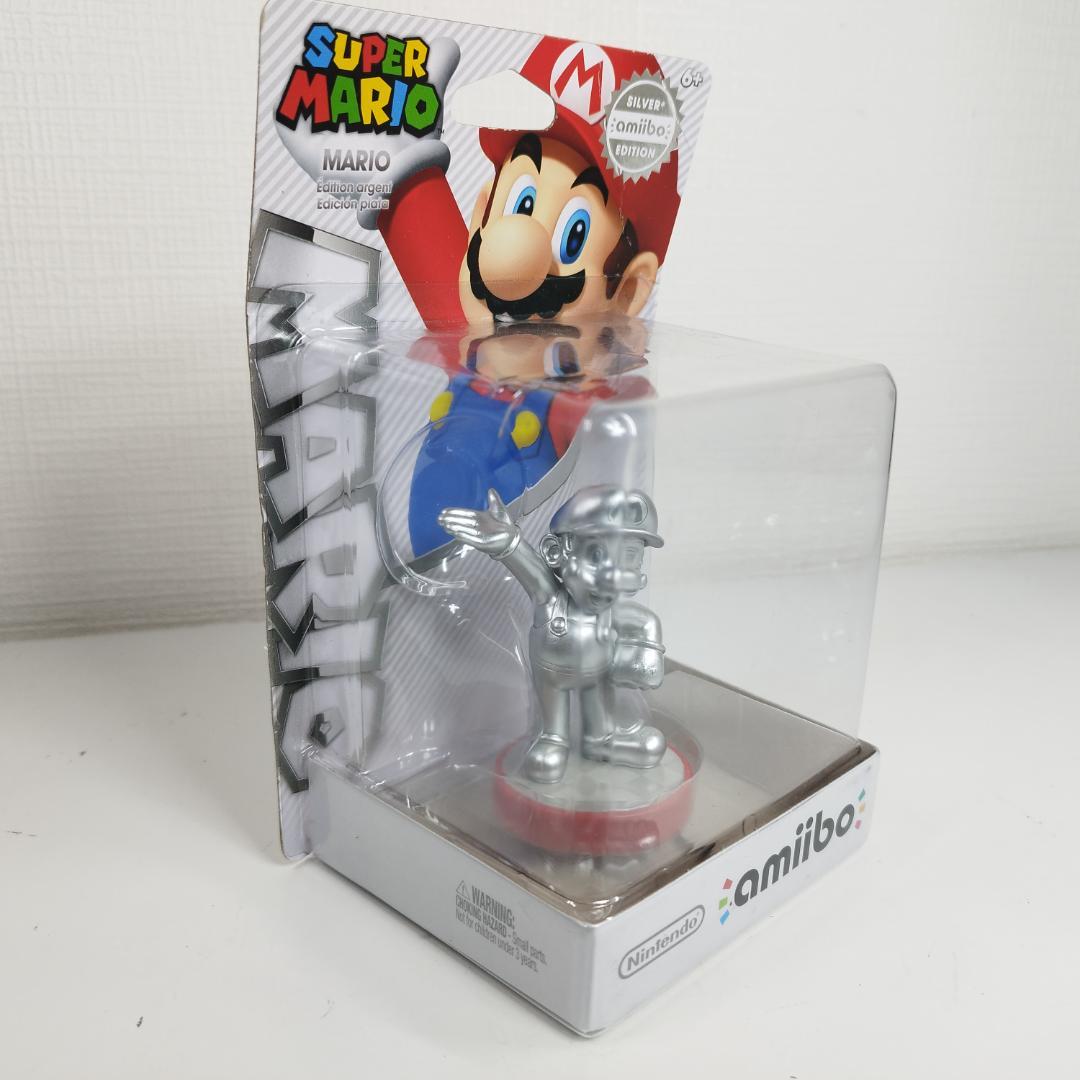 アミーボ シルバー マリオ 北米版 新品 Silver 任天堂 Sup IO26