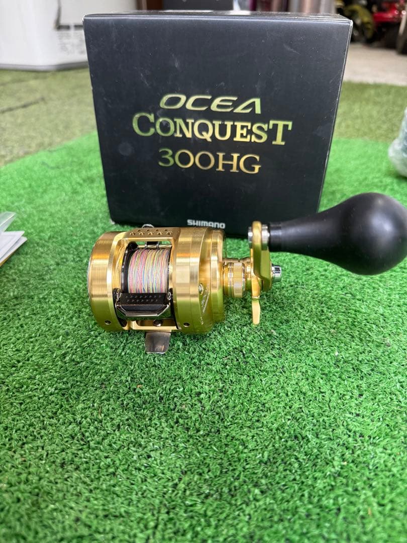 シマノ オシアコンクエスト300HG 右 リール ベイトリール 釣り