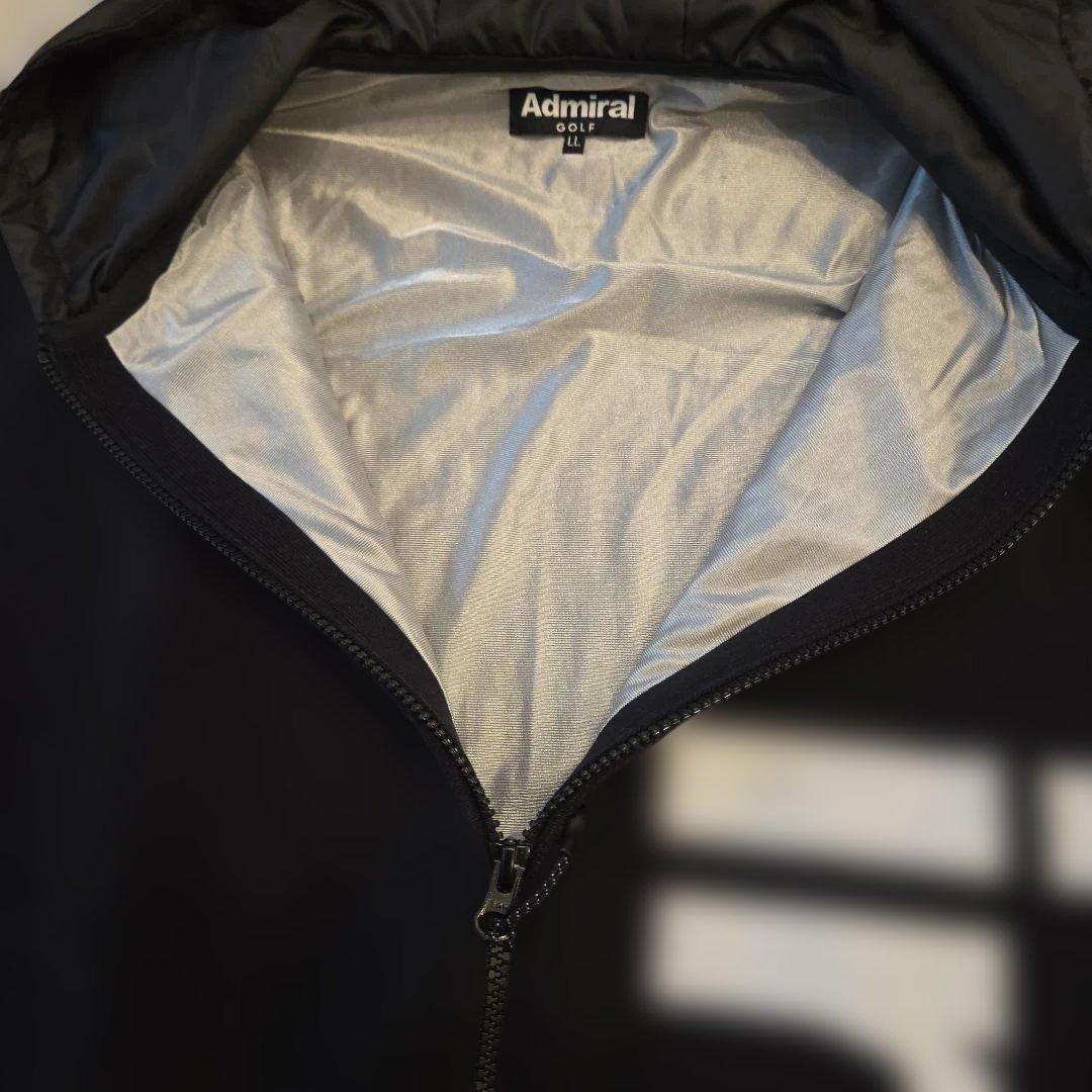 Admiral ジャケット ニット ブラック ロゴ アドミラル ゴルフ