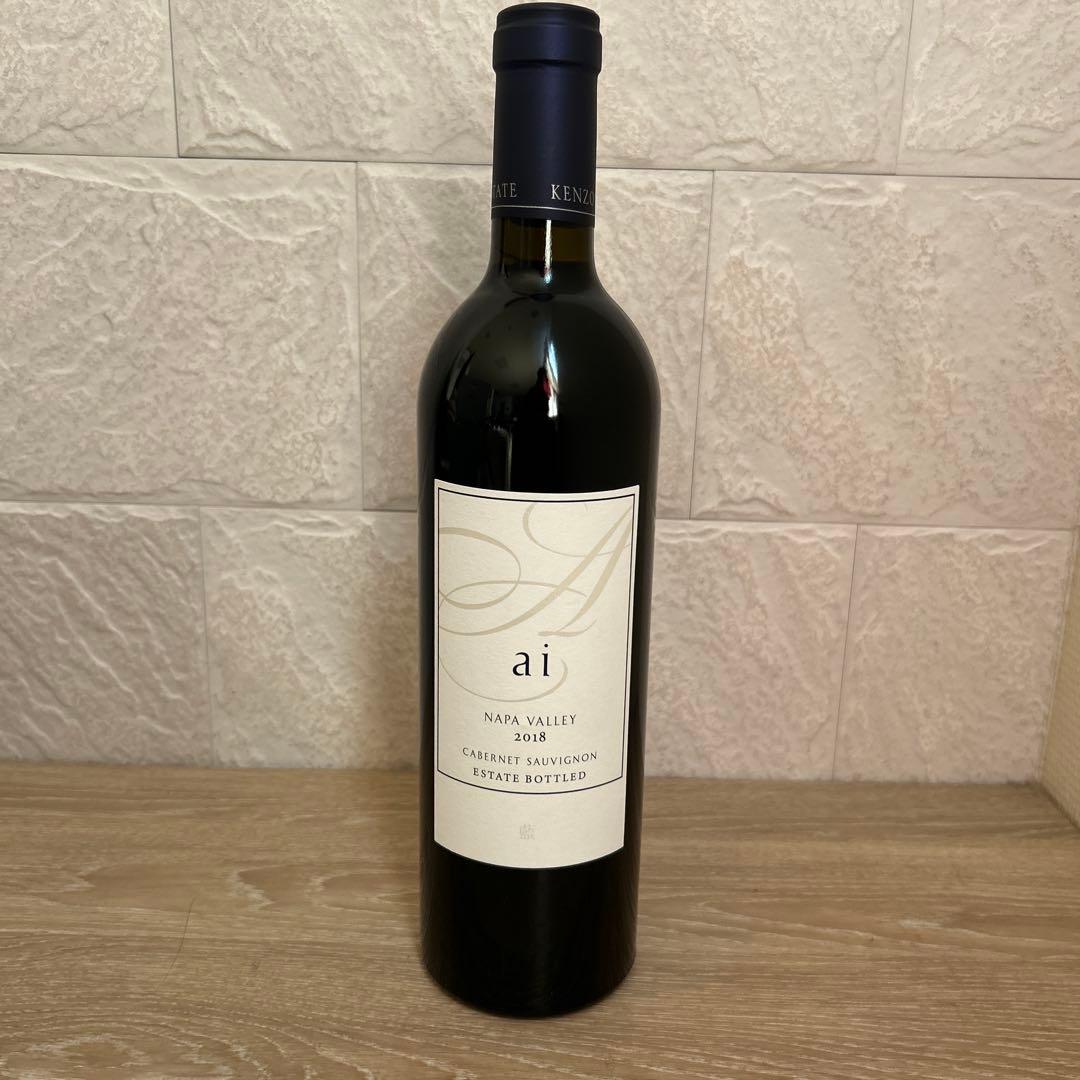 藍　ai 2018 750ml ケンゾーエステイト　赤ワイン