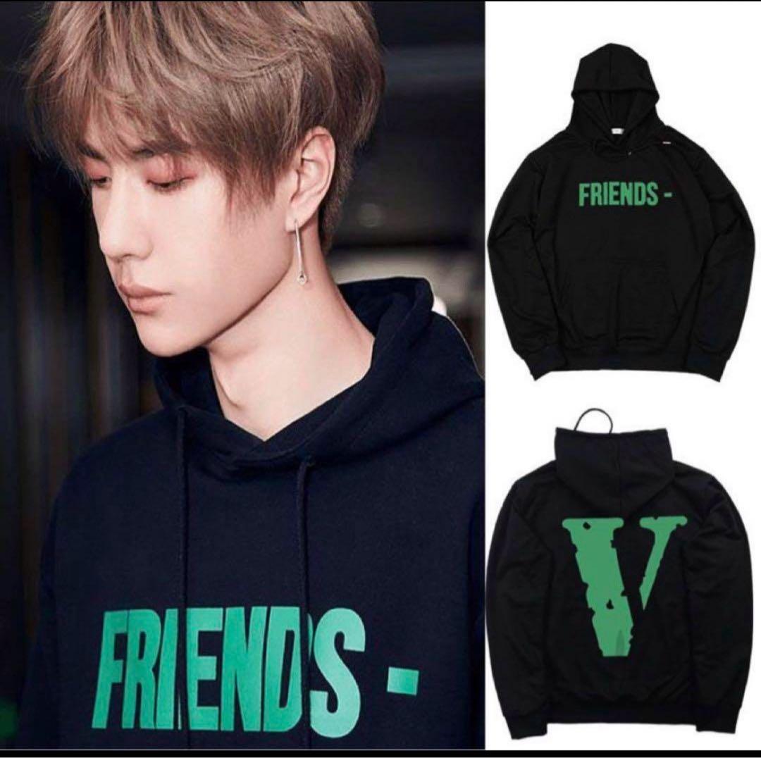 陳情令　王一博 「FRIENDS」&「V」パーカー　XLサイズ