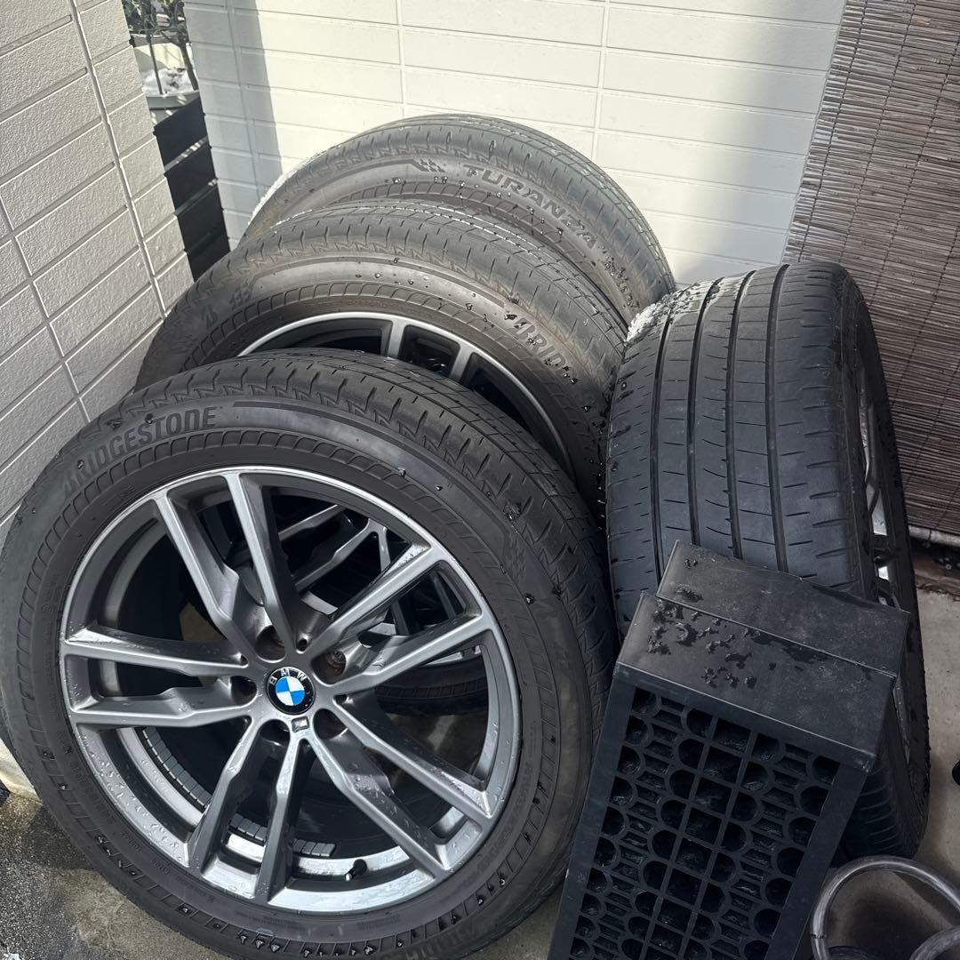 た*お様  698M X3 G01 タイヤ付きホイール　TURANZA