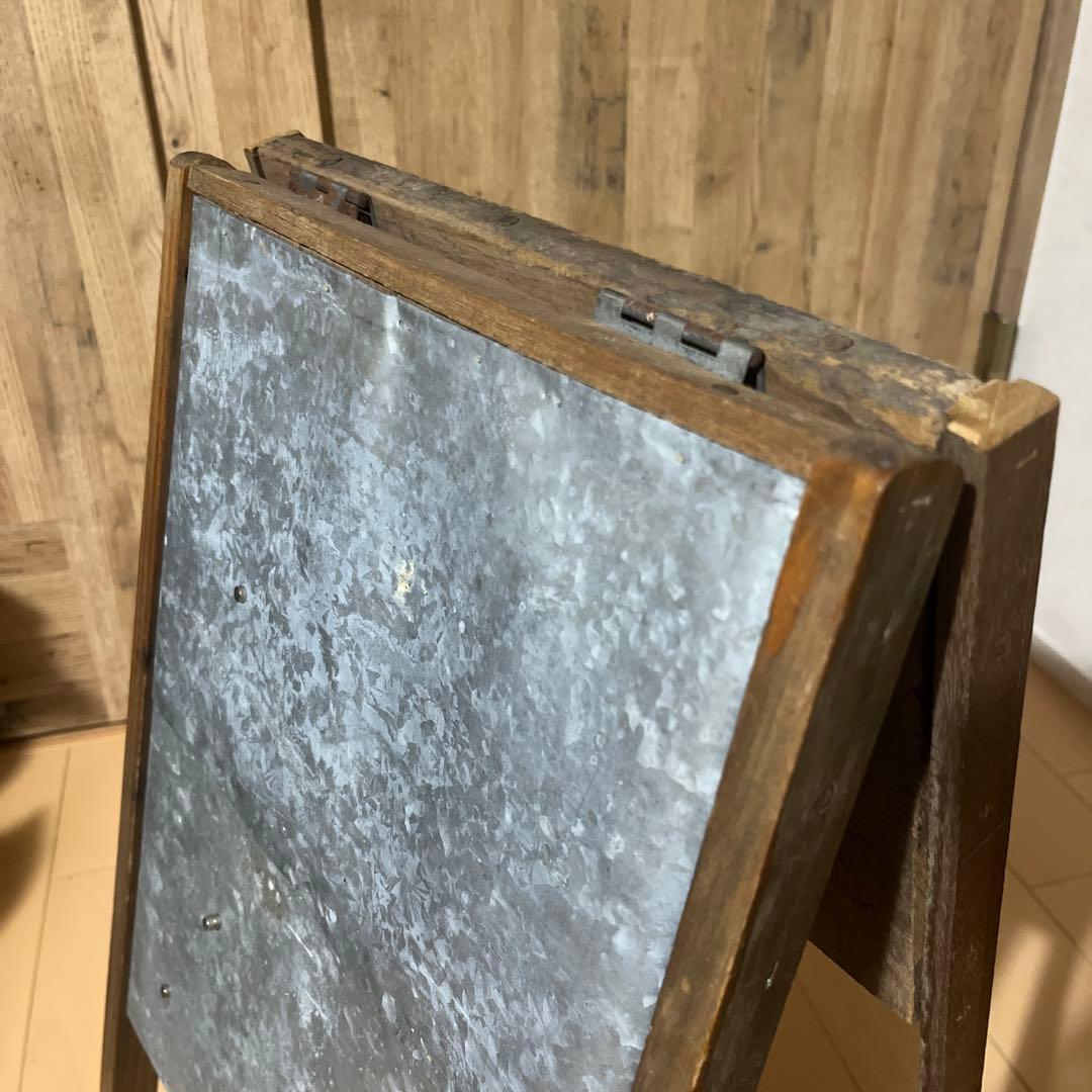 立て看板　案内板　A型看板 古道具　レトロ　蚤の市　古民家カフェ　什器　マルシェ