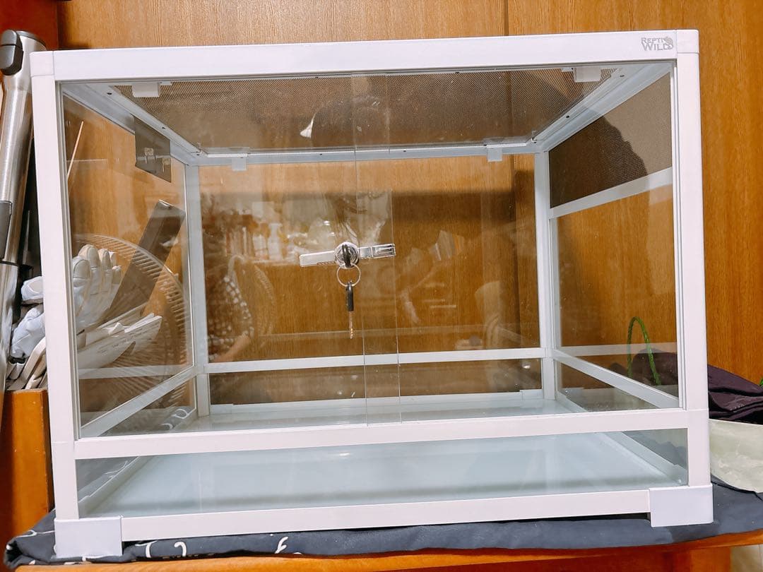 【専用】パンテオン　WH6045：中型 飼育ケージ 鍵付き ガラス