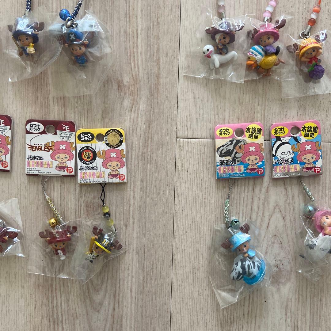 大量◎ワンピース　ご当地チョッパー　ねつけ　限定　ストラップ　根付け　レア