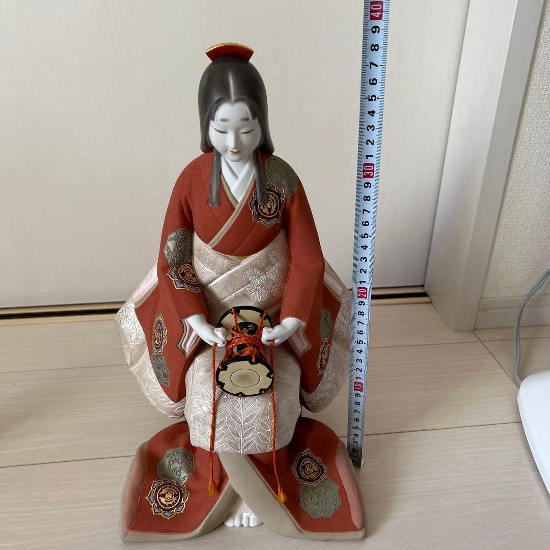 人間国宝 無形文化財保持者 宗田源造作 博多人形 青締★直接お取引限定おまけ付き