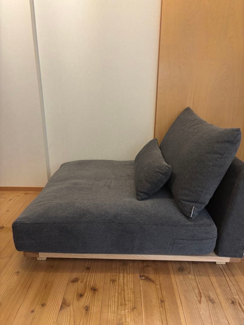 幸せになるソファ セミワイド ロータイプ 標準生地 FUMI 1人掛けソファ