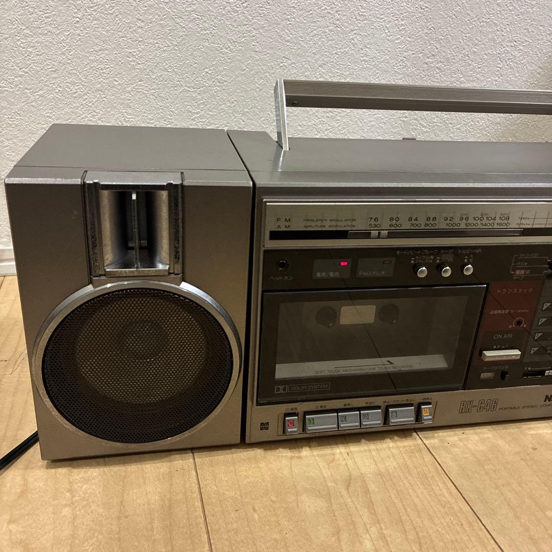貴重　動作品　National RX-C46 ポータブルステレオコンポ
