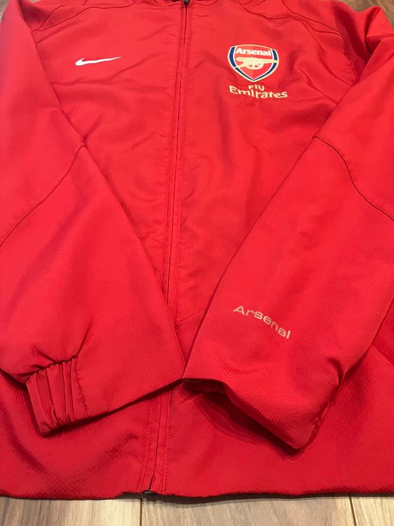 アーセナルFC Nike トラックジャケット 赤 Fly Emirates古着