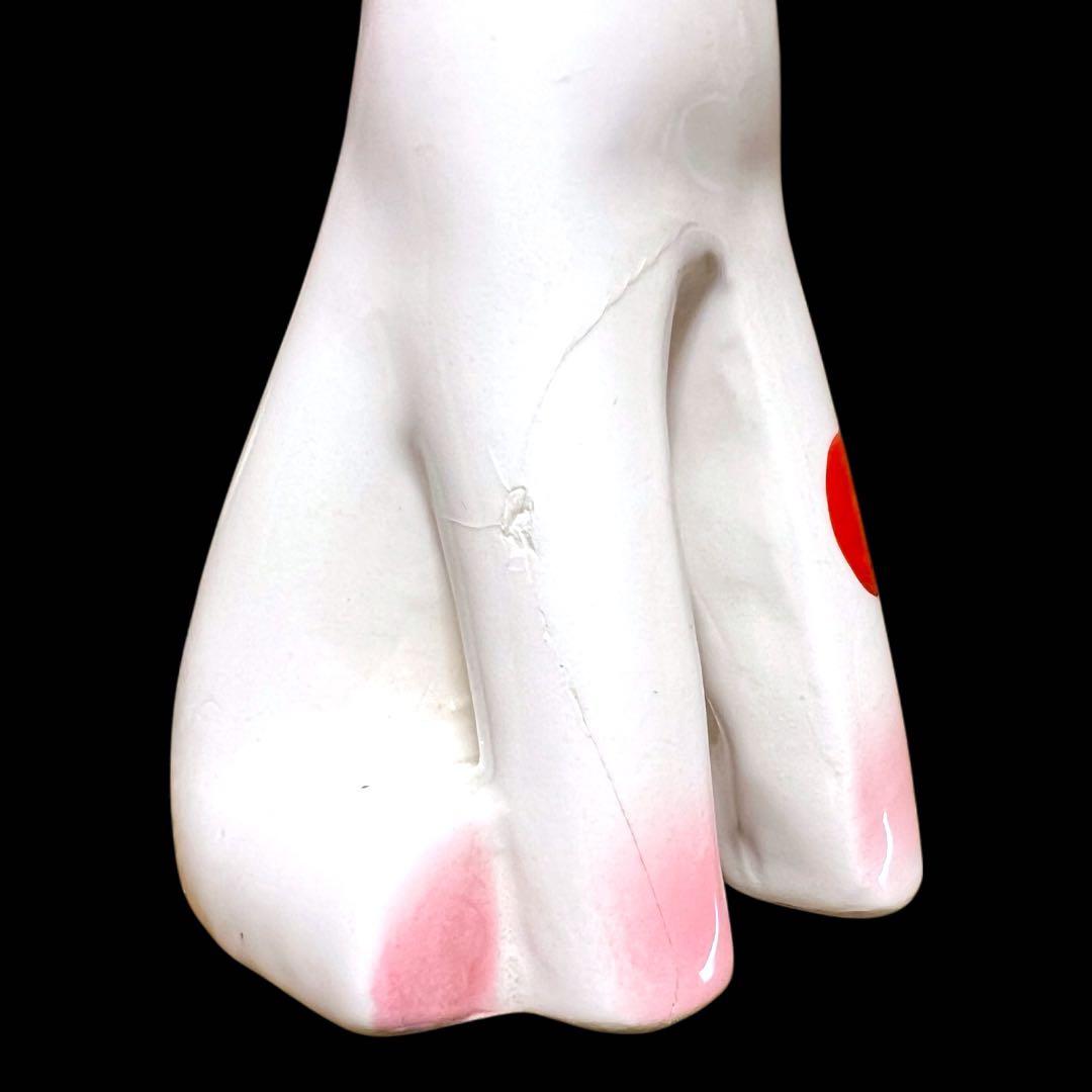 【限界価格！】《入手困難》昭和レトロ 内藤ルネ 陶器製バンビ親子セット 置物