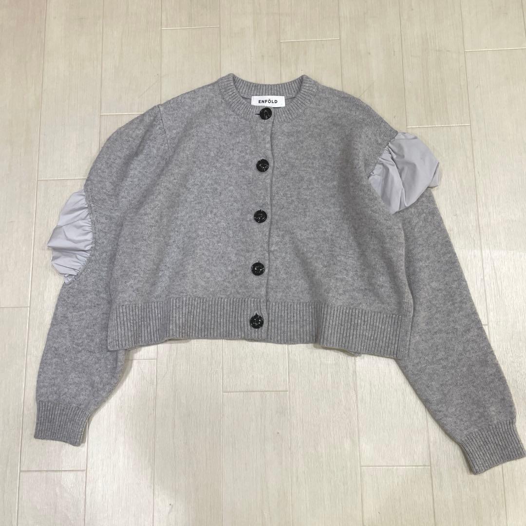 ENFOLD LAYERED CARDIGAN レイヤード カーディガン 38