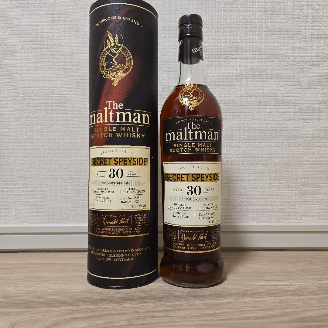 ザ モルトマン シークレットスペイサイド 　1993　30年　700ml