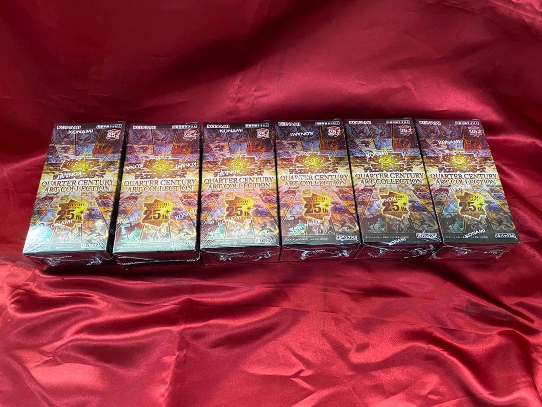 遊戯王　クオーターセンチュリーアートコレクション　6BOX