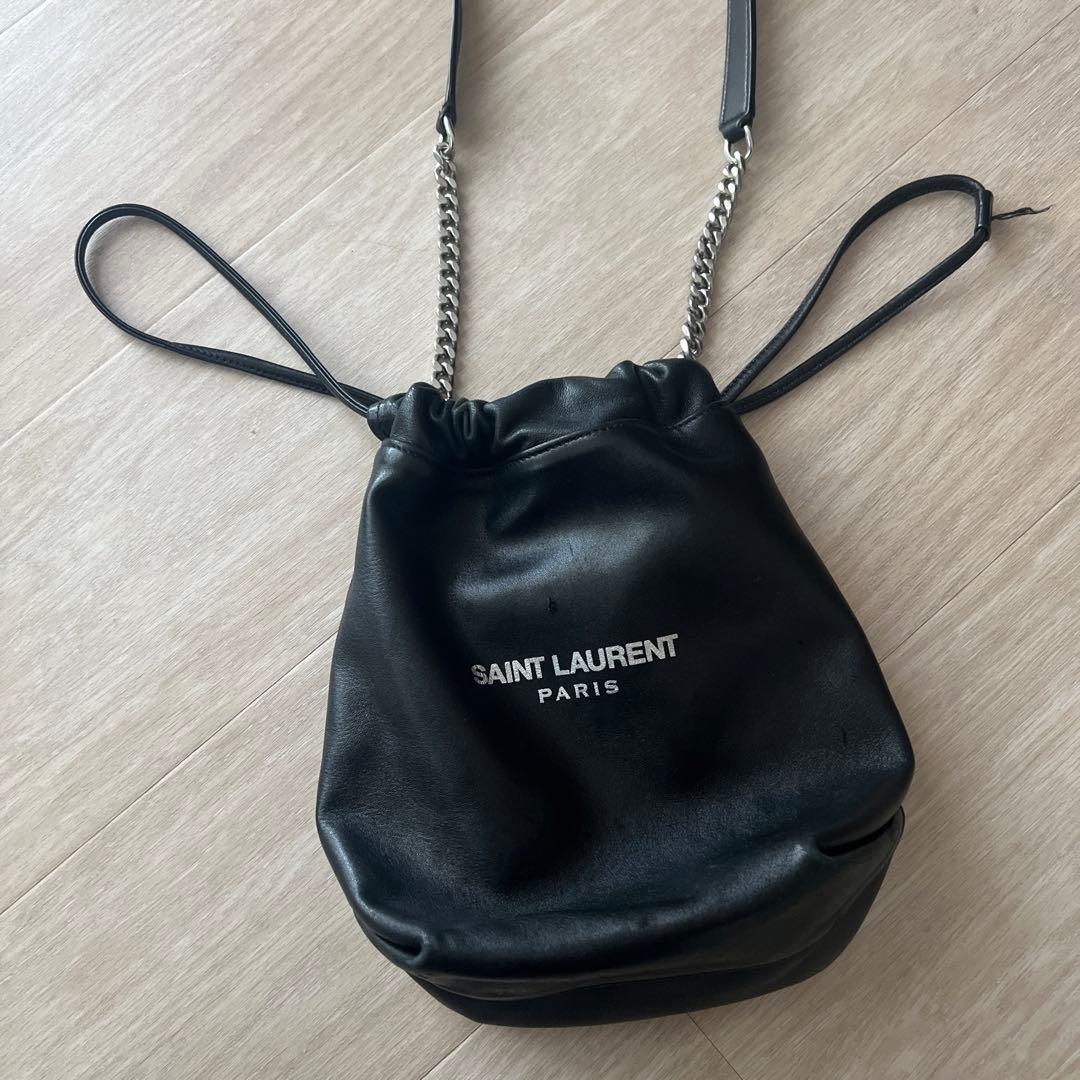正規品♡SAINT LAURENT サンローラン　テディ　巾着バッグ
