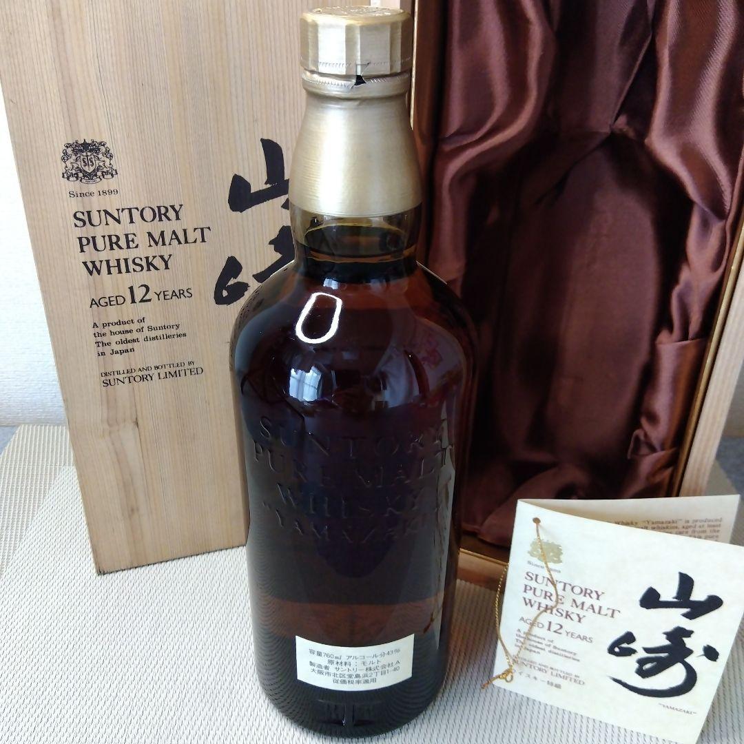 ★ 特級表記　サントリー ピュアモルト ウイスキー山崎12年 / 760ml