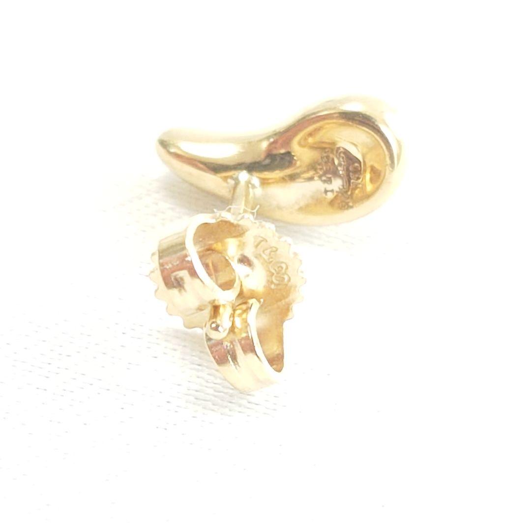 ティファニー K18 ティアドロップ ピアス 片耳用 6582