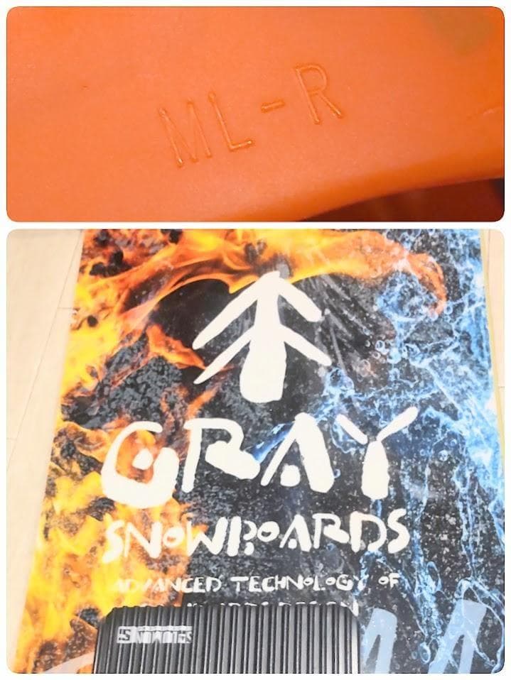GRAY グレイ スノーボード R.P.M.＋ FULX ML 2点セット グラ