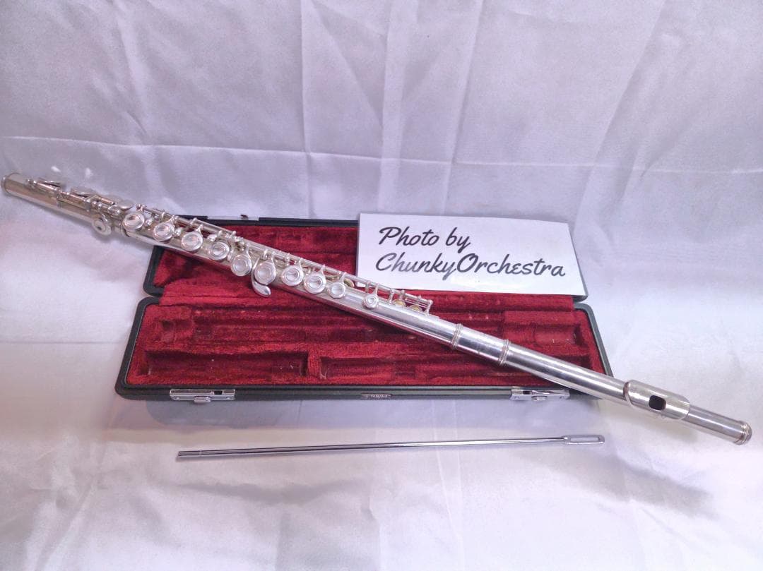 YAMAHA YFL-211SⅡ フルート 日本製 銀メッキ Eメカ付#2428