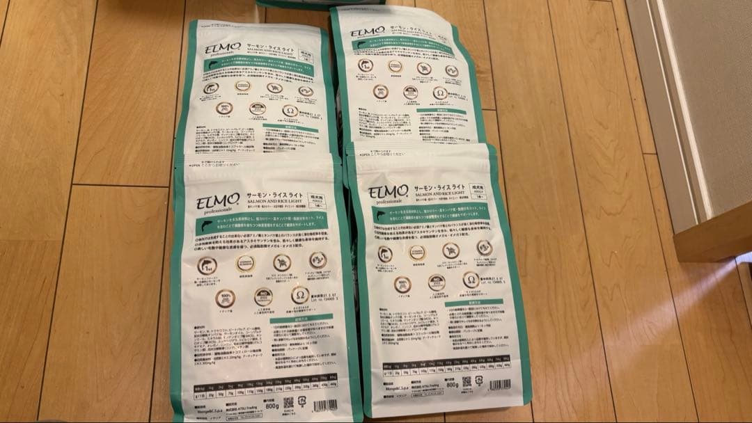あ*様 ELMO サーモン◦ライス　ライト　800g×9袋