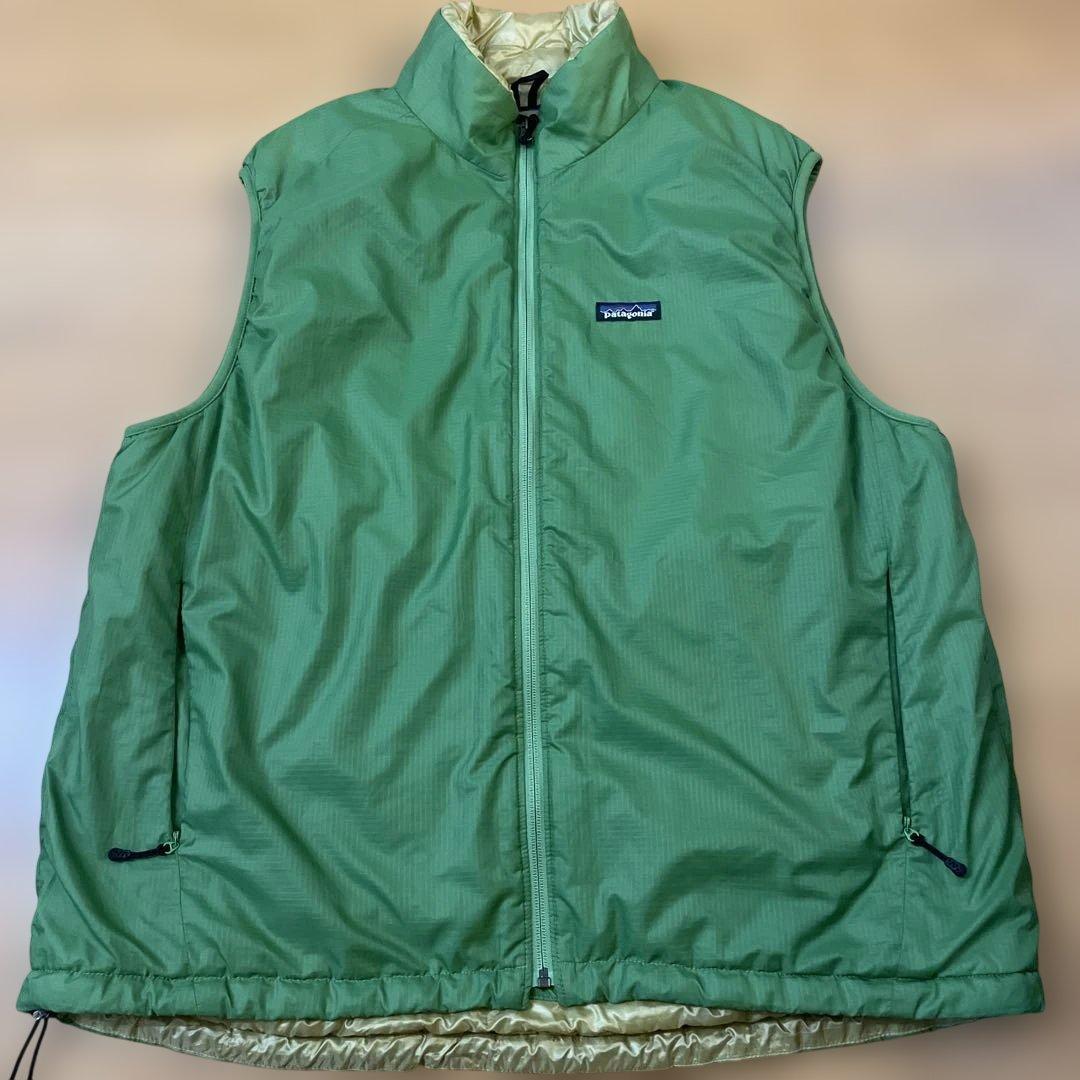L*O様 XXL patagonia ナイロン ベスト グリーン