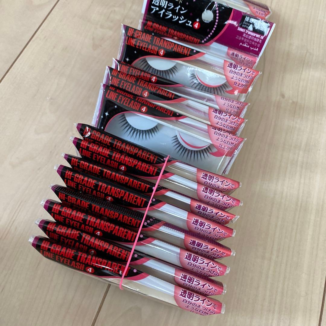 DAISOハイグレード透明ラインアイラッシュ４　が１５個　ダイソー　入手困難レア