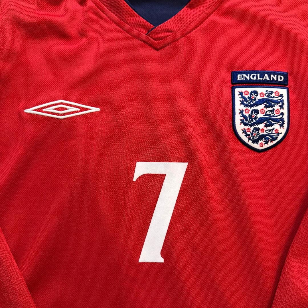 【新品未使用】ベッカム 2002 イングランド代表 日韓W杯 ユニフォーム