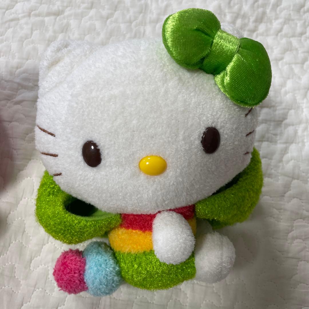 ハローキティ カラフルバグ ぬいぐるみS ちょうちょ新品 平成レトロ